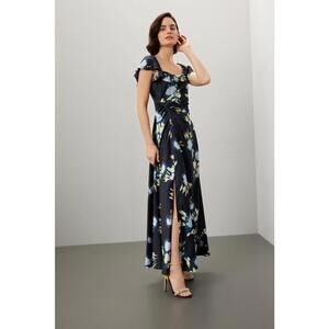 Tanya Taylor Multicolored Luna Dress Size 8 with Fabric Pull